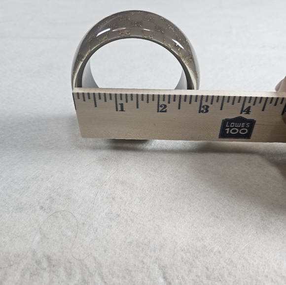 Styled G Brown and Gold Bangle - Picture 4 of 7